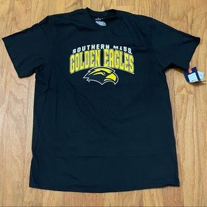 Southern Mississippi College NWT Size Medium & XL T Shirt Fanatics Golden Eagles